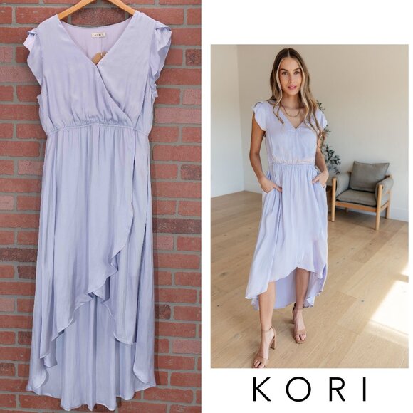 Kori Dresses & Skirts - Lavender High-Low Maxi Dress